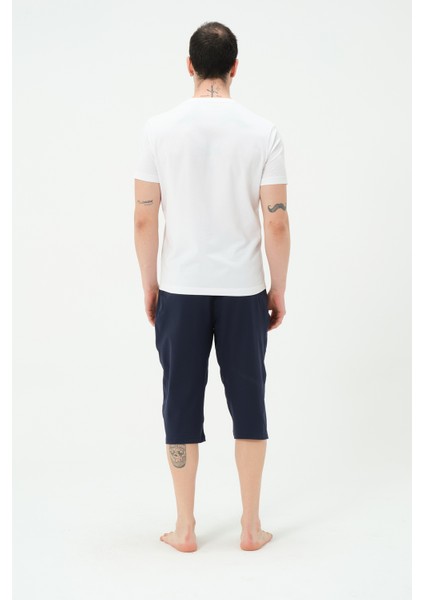 Erkek Uzun Deniz Şortu 2827-25 Koyu Lacivert modelleri