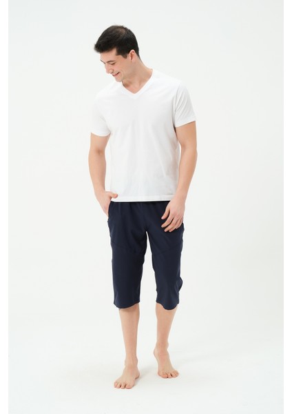 Erkek Uzun Deniz Şortu 2827-25 Koyu Lacivert fırsatları