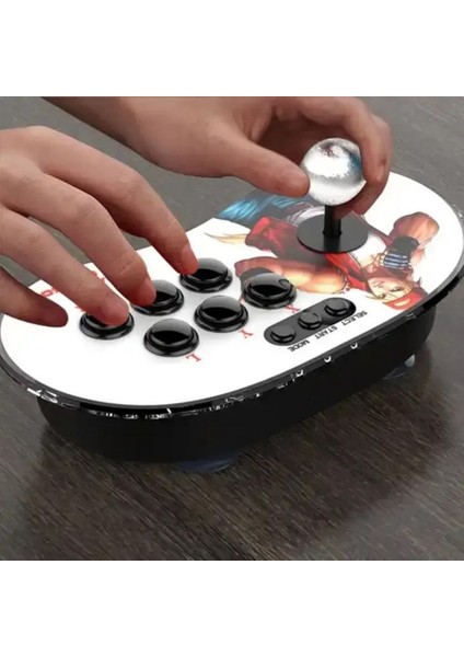 Leons Joystic LED Işıklı Oyun Konsolu Kablosuz Hd Mini Konsol Kristal Topuz game console