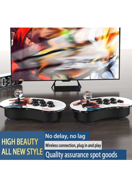Leons Joystic LED Işıklı Oyun Konsolu Kablosuz Hd Mini Konsol Kristal Topuz game console