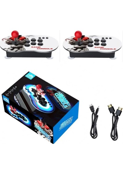 Leons Joystic LED Işıklı Oyun Konsolu Kablosuz Hd Mini Konsol Kristal Topuz game console