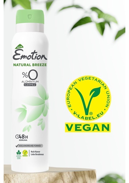 Natural Breeze Kadın Deodorant 3 x 150 ml indirimleri