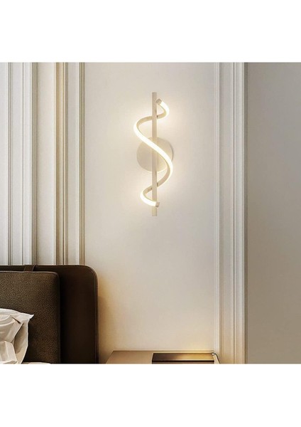 Ömür Buse 2'li LED Aplik Alüminyum Beyaz Renk Şık Tasarım İç Mekan Aydınlatması fırsatları