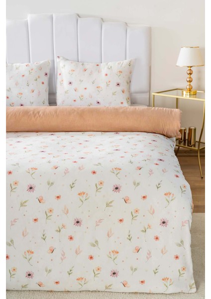 Soft Çiçekli Çift Kişilik Nevresim Takımı Pamuklu fiyatları