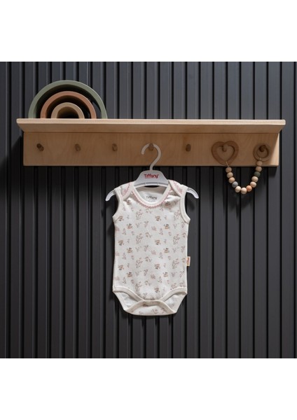 Kız Bebek Cute Cats Atlet Badi Ekru 34009