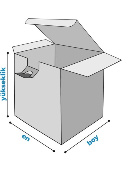 7,7x7,7x9 Cm-Kilitli Kutu- E-Ticaret Kutusu-Mum Kutusu-Karton Kutu-Beyaz Kutu- 50 Adet modelleri