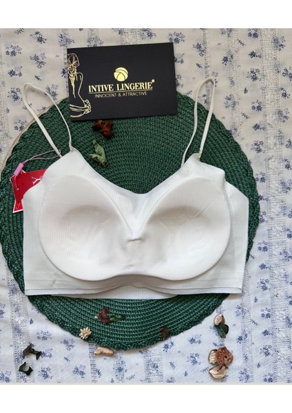 Valentina Fitilli Ince Askılı Hafif Destekli Kopçasız Dikişsiz Lazer Kesim Bralet/sütyen/büstiyer indirimleri
