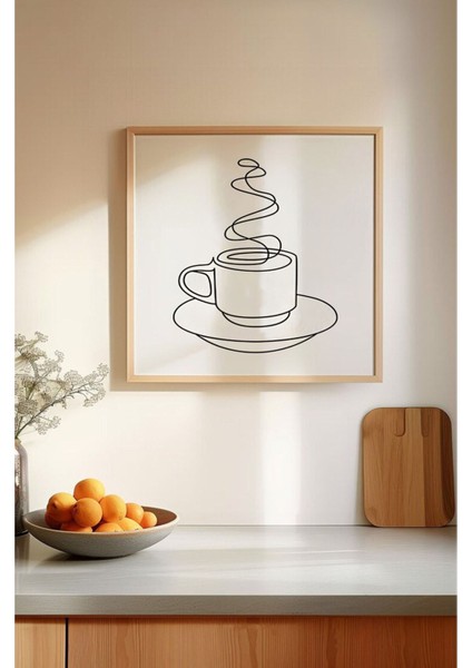 Beyaz Ahşap Çerçeveli Mdf Kare Tablo Seti, Mutfak Dekoruna Şıklık Katar indirimleri