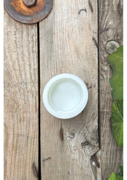 Beyaz Silindir 3D Mum Kalıbı 4X4X4, Esnek Silikon, 1 Adet