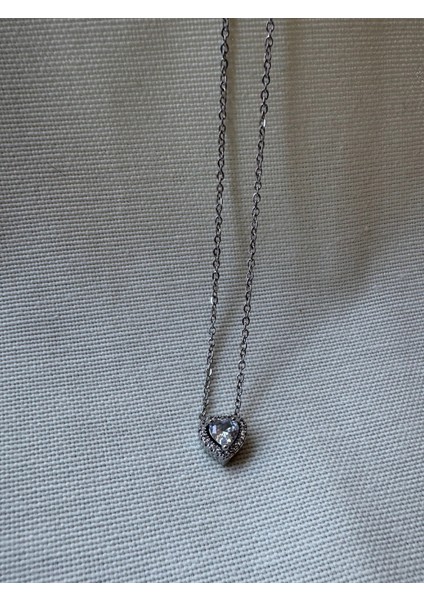 Pndr Modeli Beyaz Taşlı Kolye modelleri