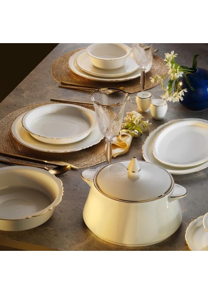 Rumi Gold 60 Parça Yemek Takımı fiyatları