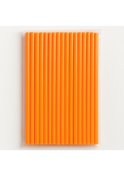 Turuncu Pipet 26CM Frozen - 50 Adet