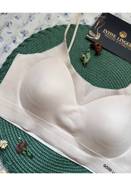 Valentina Fitilli Ince Askılı Hafif Destekli Kopçasız Dikişsiz Lazer Kesim Bralet/sütyen/büstiyer fırsatları