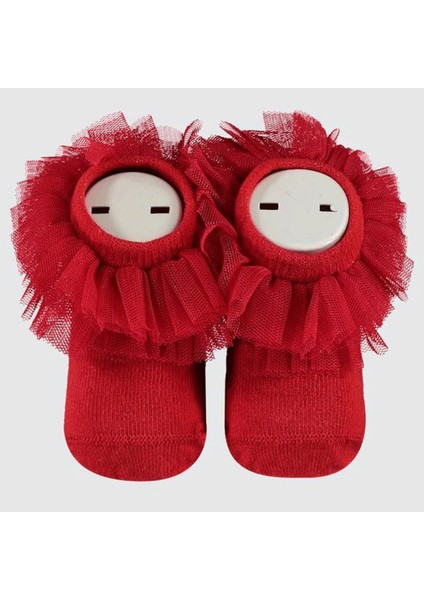 Tütülü Pamuklu Kız Çocuk Soket Çorap