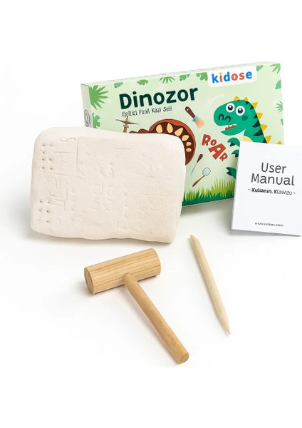 Eğitici Fosil Kazı Kiti - (Fossil Excavation Kit)