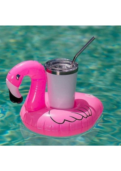 Flamingo Şişme Havuz Deniz Bardak Tutucu - Float Bar fırsatları