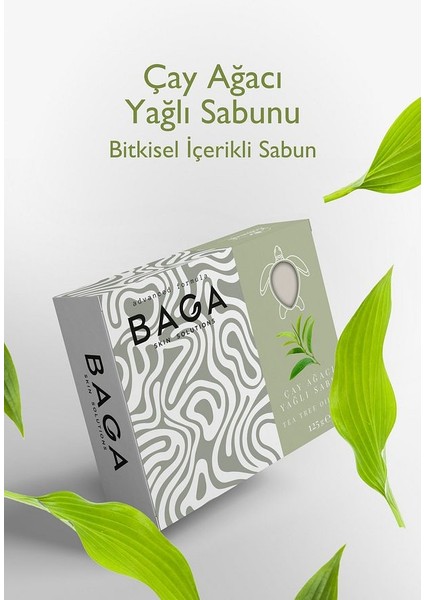 Zengin Vitamin ve Mineralli Canlandırıcı Nemlendirici Çay Ağacı Yağlı Sabun 125GR