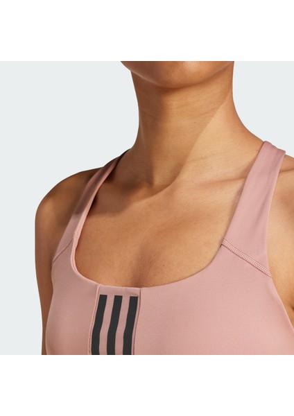 Performance JI7989 Powerimpact Training Medium-Support 3-Stripes Bra