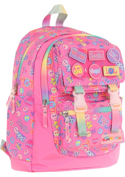 Su Geçirmez Kumaş Kız Çocuk Çok Gözlü Ortopedik Sırt Okul Çantası L5237 indirimleri