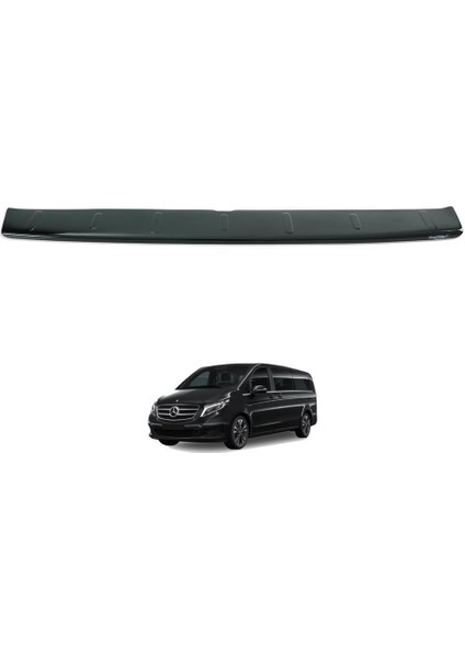 Mercedes V Class Ferrous Arka Tampon Üstü Koruyucu Parlak 2019 ve Üstü
