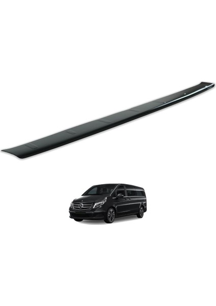 Mercedes V Class Ferrous Arka Tampon Üstü Koruyucu Parlak 2019 ve Üstü modelleri