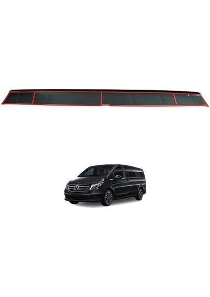 Mercedes V Class Ferrous Arka Tampon Üstü Koruyucu Parlak 2019 ve Üstü indirimleri