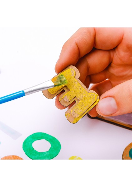 Eğitici Alfabe & Sayılar Baskı Etkinlik Oyun Kiti - (Alphabet And Numbers Stamp Kit) modelleri