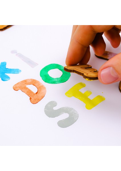 Eğitici Alfabe & Sayılar Baskı Etkinlik Oyun Kiti - (Alphabet And Numbers Stamp Kit) fırsatları
