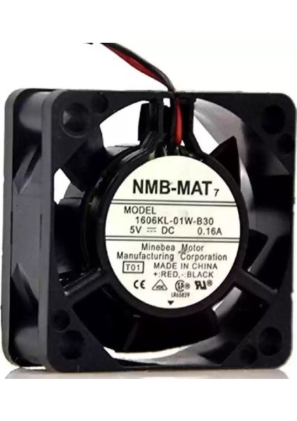 1606KL-01W-B30 ,40X15MM 5VDC 6-Cfm 2-Kablo Fan