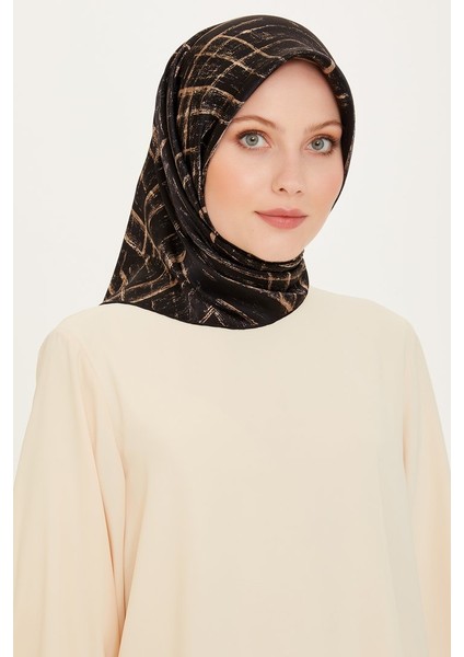Nostalji Serisi Twill Ipek Eşarp 9258D-04