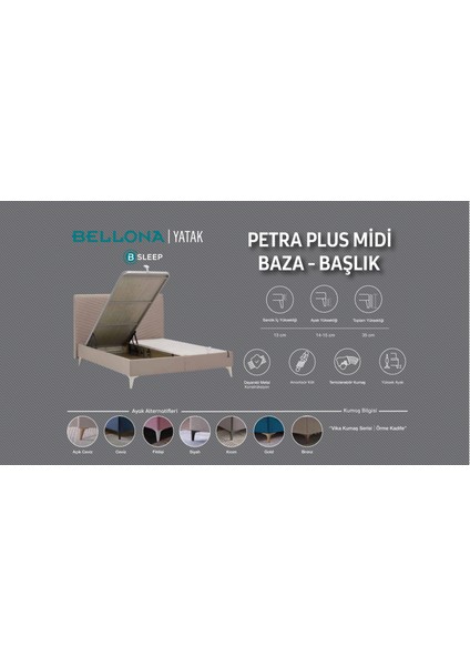 150X200 Petra Plus Midi Baza fiyatları