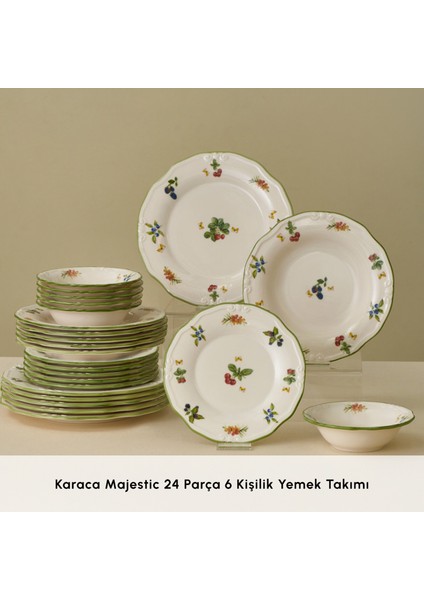 Majestic 24 Parça 6 Kişilik Yemek Takımı modelleri