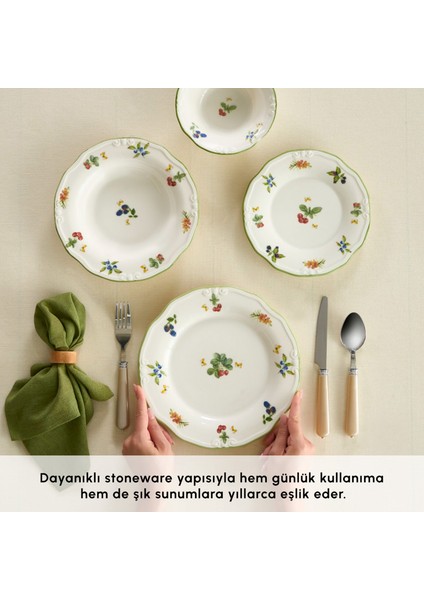 Majestic 24 Parça 6 Kişilik Yemek Takımı fırsatları