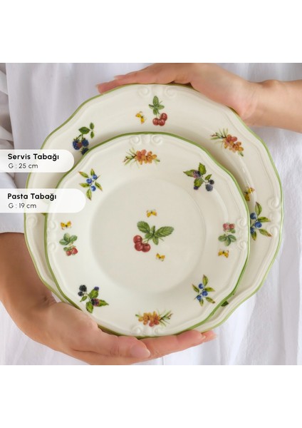 Majestic 24 Parça 6 Kişilik Yemek Takımı