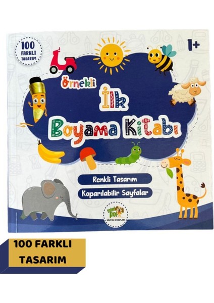 Minik Pota 0-2 Yaş İlk Boyama Kitabı – Örnekli, Ciltli, Renkli ve Koparılabilir Sayfalarla Eğlenceli Tasarım fiyatları