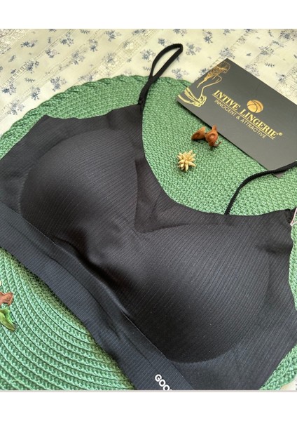 Valentina Fitilli Ince Askılı Hafif Destekli Kopçasız Dikişsiz Lazer Kesim Bralet/sütyen/büstiyer modelleri