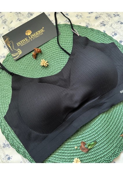 Valentina Fitilli Ince Askılı Hafif Destekli Kopçasız Dikişsiz Lazer Kesim Bralet/sütyen/büstiyer fırsatları
