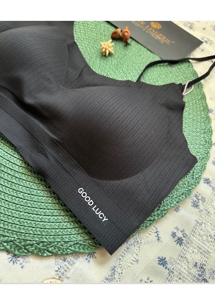 Valentina Fitilli Ince Askılı Hafif Destekli Kopçasız Dikişsiz Lazer Kesim Bralet/sütyen/büstiyer indirimleri