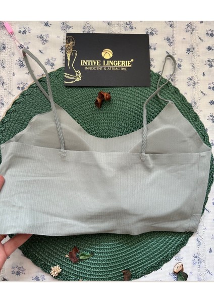 Valentina Fitilli Ince Askılı Hafif Destekli Kopçasız Dikişsiz Lazer Kesim Bralet/sütyen/büstiyer indirimleri