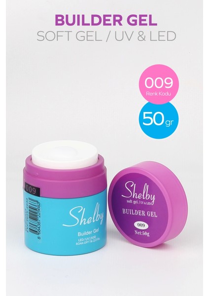 09 - 50 gr .pompalı Soft Buılder Gel