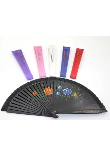 Ahşap Yelpaze Çift Taraflı