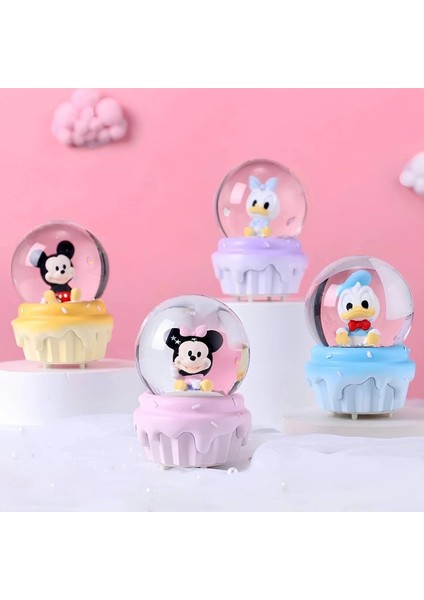 Mickey Mouse Işıklı Kar Küresi 7 cm