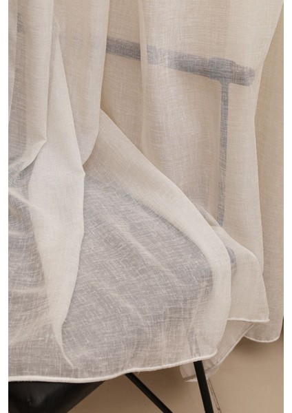 1-2 Seyrek Pile Foldet Model Tül Perde, Kırık Beyaz Ütü Istemeyen Tül Perde indirimleri