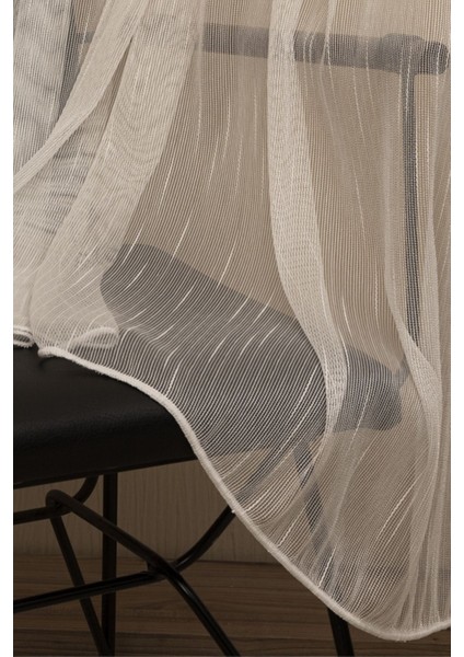 1-2,5 Normal Pile Ece Model Tül Perde, Kırık Beyaz Ütü Istemeyen Tül Perde fırsatları