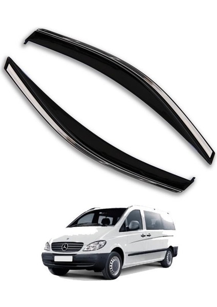 Mercedes Vito Ferrous Kromlu Cam Rüzgarlığı 2 Parça 2003 ve Üstü modelleri