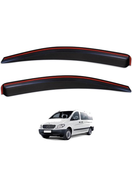 Mercedes Vito Ferrous Kromlu Cam Rüzgarlığı 2 Parça 2003 ve Üstü fırsatları