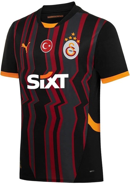 Orijinal Lisanslı 2024/25 Alternatif Siyah Forma + Şal Kaşkol Set Hediyelik Ahşap Kutulu