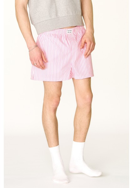 Pembe Çizgili Boxer Şort fırsatları