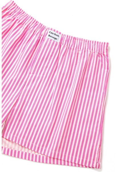Pembe Çizgili Boxer Şort indirimleri