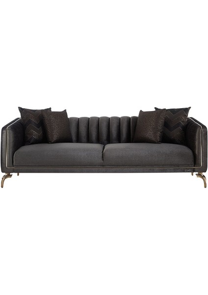 Larissa Üçlü Koltuk Antrasit